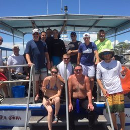 The divers and the crew. Captain took the picture. The divers and the crew. Captain took the picture.