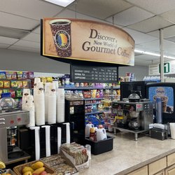 Holbrook Mini Mart - Coffee counter