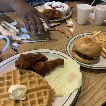 Penfold's Café - Chicken and waffle loved it!!! - Breakfast & Brunch Near Me - Temecula, California