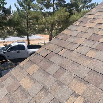 Desert Canyon Roofing - Shingles lifting because not nailed down. - Roofing Near Me - Glendale, Arizona