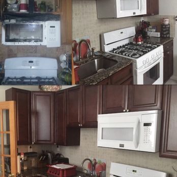Ryan Restoration - Before and after photos of a kitchen restored by Ryan Restoration LLC. - Damage Restoration Near Me Ryan Restoration - Before and after photos of a kitchen restored by Ryan Restoration LLC. - Damage Restoration Near Me