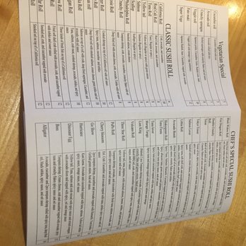 Little Tokyo - New menu - (Photo Taken 2/10/18) - Sushi Bars Near Me - Ashland, Oregon