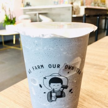 Gotcha Tea House - Bamboo Charcoal Slush - Tea Rooms Near Me - Rosemead, California