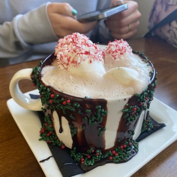 Rise N Shine  - Peppermint spiked Hot chocolate - Breakfast & Brunch Near Me - Syracuse, New York