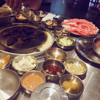 Daebak Korean BBQ - Whole table - Korean Near Me - Chicago, Illinois