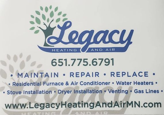 Furnace Install, Tune-Up & Repair - We offer maintenance, repair or replacement of residential furnaces, air conditioners and water heaters. Repair and installation of gas lines. Installation of new gas ranges and dryers. Furnace and dryer venting repair and replacement. Please give us a call for any other projects or questions you may have.