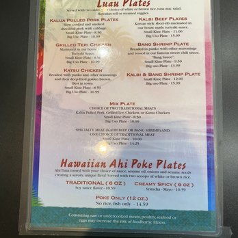 Solid Grindz - Menu - Hawaiian Near Me - Tucson, Arizona