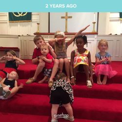 First Christian Church - Eight grandchildren!