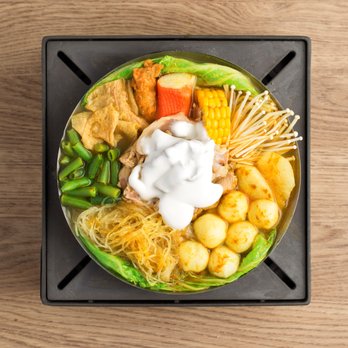 Boiling Point - #6 Milk Cream Curry Hot Soup 咖哩奶蓋鍋 - Taiwanese Near Me - Arcadia, California