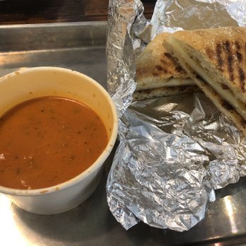 Feast Gourmet Market and Eatery - Soup of the day (Tomato Basil) and gourmet Feast Grilled Cheese Sandwich - Specialty Food Near Me - Aspinwall, Pennsylvania Feast Gourmet Market and Eatery - Soup of the day (Tomato Basil) and gourmet Feast Grilled Cheese Sandwich - Specialty Food Near Me - Aspinwall, Pennsylvania