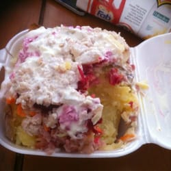 The Spud Shop - Tropical Deluxe $8, my favorite ! Yum!