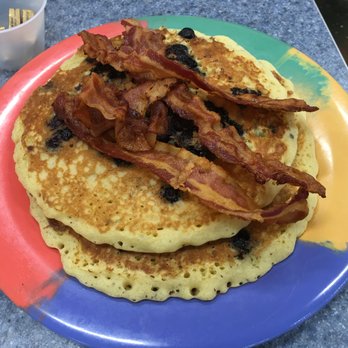 Cosmic Omelet - 3 Blueberry Pancakes With Bacon - Breakfast & Brunch Near Me - Manchester, Connecticut Cosmic Omelet - 3 Blueberry Pancakes With Bacon - Breakfast & Brunch Near Me - Manchester, Connecticut