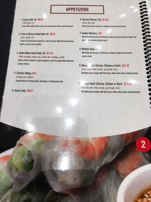 Menu photo 1 Mai Vietamese Fusion Edmonton, AB Menu photo 1 Mai Vietamese Fusion Edmonton, AB