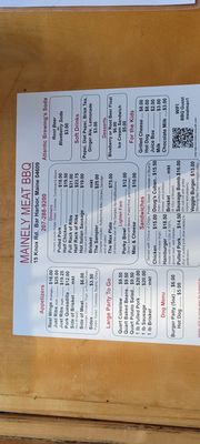 Menu photo 2 Mainely Meat Bar Harbor, ME Menu photo 2 Mainely Meat Bar Harbor, ME