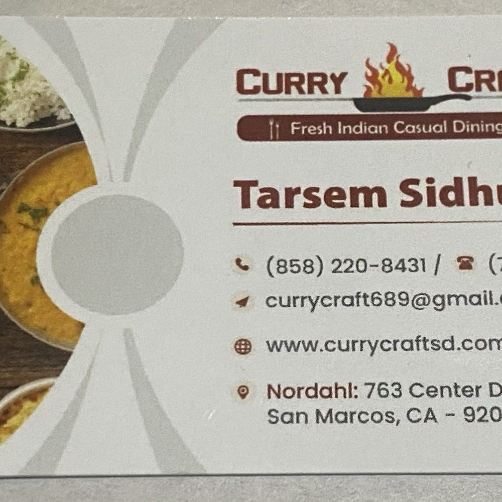 Curry Craft - Indian Near Me - San Marcos, California Curry Craft - Indian Near Me - San Marcos, California