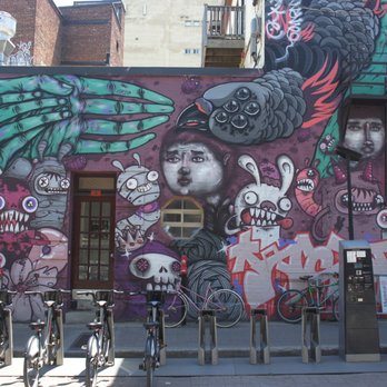 Mural - Zombie minions - Festivals Near Me - Montreal, Quebec