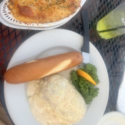 Waterfront Bar & Supper Club - Chicken Kiev and au gratin potatoes