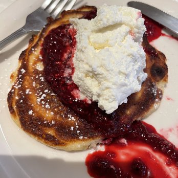 Briarpatch Restaurant - Raspberry Lemon Cream Pancakes - American Near Me - Winter Park, Florida