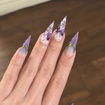 Acrylic Nail Bar - Just got them done!! Kenny always does exactly what I want.  I love it a lot !! - Nail Salons Near Me - La Puente, California