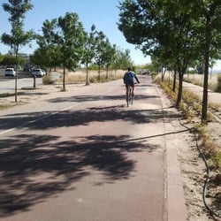 Anillo Verde Ciclista - El anillo por el barrio de Las Rosas