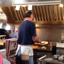 Scottie's Eat Mor - Randy one of Scotties friends at the grill where all the magic happens