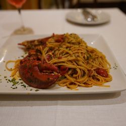 Settembrini 18 - ロブスターのパスタ。美味しいし、ボリューム満点。