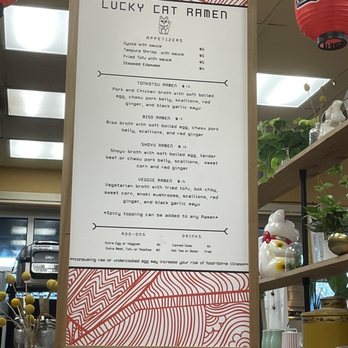 Lucky Cat Ramen - Menu - Ramen Near Me - Portland, Oregon Lucky Cat Ramen - Menu - Ramen Near Me - Portland, Oregon