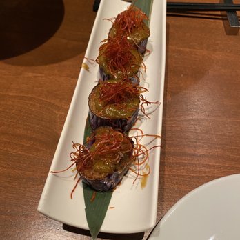 Ki Modern Japanese + Bar - Fried Eggplant - Japanese Near Me - Toronto, Ontario Ki Modern Japanese + Bar - Fried Eggplant - Japanese Near Me - Toronto, Ontario