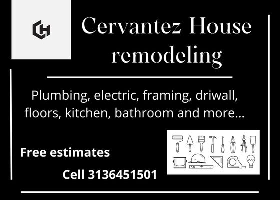 Cervantez House Remodeling Logo