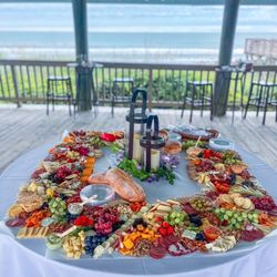 CHS Coastal Charcuterie - Grazing Table for cocktail hour!