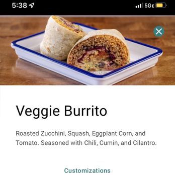 The Taco Project - Advertised veggie burrito- mine was missing zucchini, squash, and tomato - Mexican Near Me - Yonkers, New York The Taco Project - Advertised veggie burrito- mine was missing zucchini, squash, and tomato - Mexican Near Me - Yonkers, New York