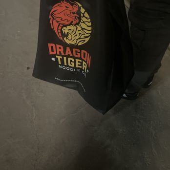 Dragon Tiger Noodle - How cute is the Togo bag - Ramen Near Me - Las Vegas, Nevada