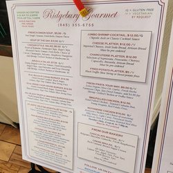Ridgebury Deli - Menus
