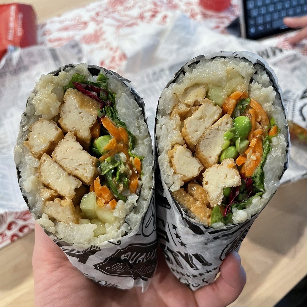 Sushi Burrito Cafe - No Fishes Given Roll (Vegetarian Roll) - Sushi Bars Near Me - Fargo, North Dakota Sushi Burrito Cafe - No Fishes Given Roll (Vegetarian Roll) - Sushi Bars Near Me - Fargo, North Dakota