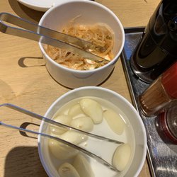 一風堂 - Garlic and bean sprouts