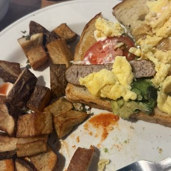 Dova Cafe - Sausage breakfast sandwich - Coffee & Tea Near Me - Ontario, California Dova Cafe - Sausage breakfast sandwich - Coffee & Tea Near Me - Ontario, California