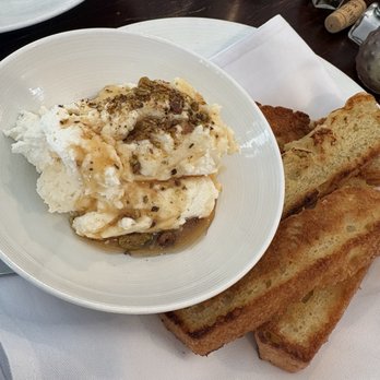 Trattoria Rosa Bianca - Whipped ricotta with honey and pistachios - Italian Near Me - Yardley, Pennsylvania Trattoria Rosa Bianca - Whipped ricotta with honey and pistachios - Italian Near Me - Yardley, Pennsylvania
