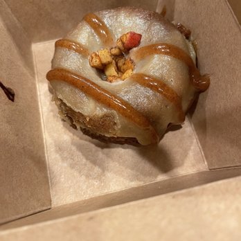 Cafe Gratitude - Holy Donut (I paid for two of these apple desserts and only got one.) - Vegan Near Me - Kansas City, Missouri Cafe Gratitude - Holy Donut (I paid for two of these apple desserts and only got one.) - Vegan Near Me - Kansas City, Missouri
