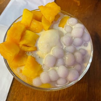 Mango Mango Dessert - A6.Mango Juice with Rice Ball with Ice Cream - Desserts Near Me - Philadelphia, Pennsylvania Mango Mango Dessert - A6.Mango Juice with Rice Ball with Ice Cream - Desserts Near Me - Philadelphia, Pennsylvania
