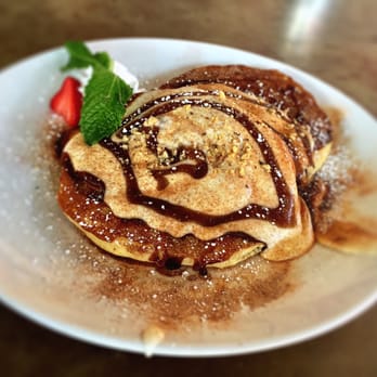 Eggstasy - Cinnamon Swirl Pancakes. Not on the menu but suggested by Lona! Coming soon! Ask for them! - Breakfast & Brunch Near Me - Scottsdale, Arizona