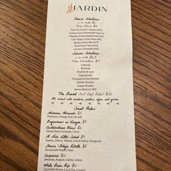 Jardin - Menu as of 10/14/22 - Wine Bars Near Me - Richmond, Virginia Jardin - Menu as of 10/14/22 - Wine Bars Near Me - Richmond, Virginia