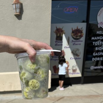 Ice Cream Las Michoacanas - a hand holding a cup of ice cream - Ice Cream & Frozen Yogurt Near Me - Greenfield, California Ice Cream Las Michoacanas - a hand holding a cup of ice cream - Ice Cream & Frozen Yogurt Near Me - Greenfield, California