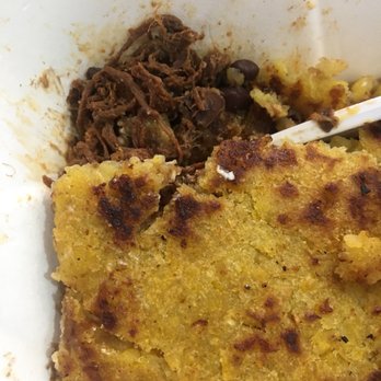 Patacon Pisao - Cachapa (Sweet Corn Cakes) de De Pabellon $9 - Venezuelan Near Me - Elmhurst, New York Patacon Pisao - Cachapa (Sweet Corn Cakes) de De Pabellon $9 - Venezuelan Near Me - Elmhurst, New York