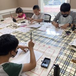 Wonderland Education Center - Practicing character writing