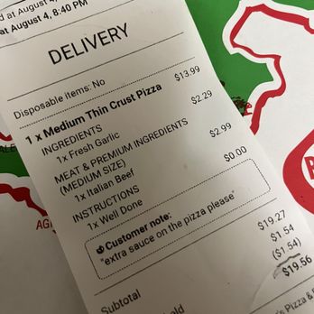 Gulliver's Pizza & Pub - my requests - paid for, some not completed. raw garlic on top of the cheese?? just odd. - Pizza Near Me - Oakbrook Terrace, Illinois