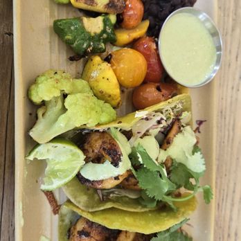 Malibu Farm - Blackened shrimp tacos - Breakfast & Brunch Near Me - San Diego, California