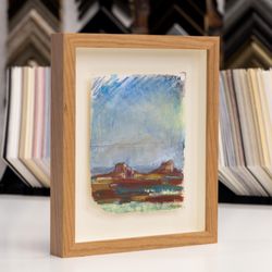 Fine Line Supply - Floating artwork in a custom frame