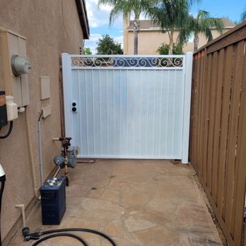 Legacy Welding services - Beautiful custom gate install in Beaumont Ca - Metal Fabricators Near Me