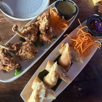 Jade Eatery & Lounge - Chicken lollipops  Spring rolls - Asian Fusion Near Me - Hicksville, New York