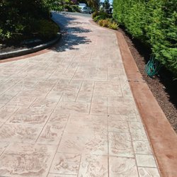 Be Home Remodeling - Final result of stamp concert for driveway
